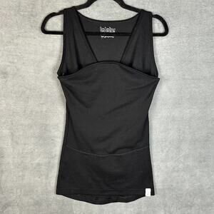 Lalabu Top Womens Medium Black Soothe Shirt Tank Babywearing Nursing Postpartum